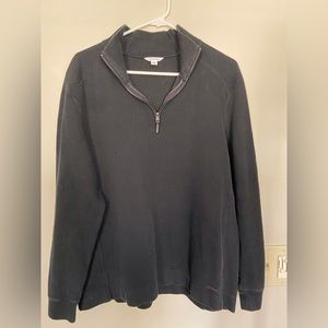 J. Crew Men's Dark Gray Quarter Zip